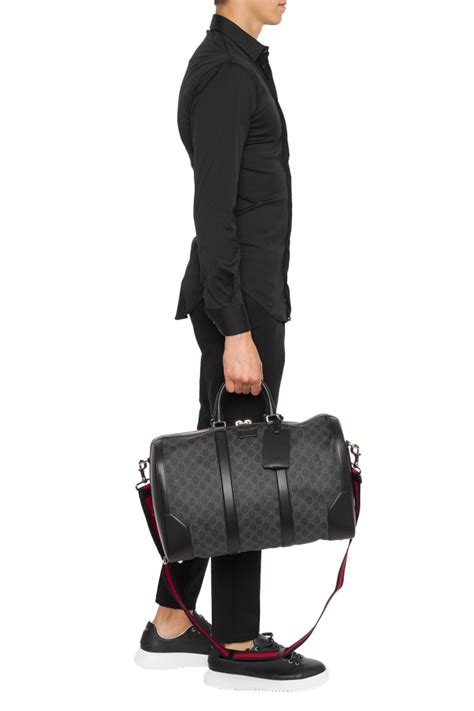 gucci supreme holdall|gucci holdall for men.